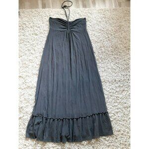 Womens Gray Maxi Gap Maternity Dress Size Large